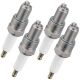 Set of 6 Iridium Spark Plug Compatible with Integra Odyssey Accord Elantra Santa Fe Rio,1.5L 1.6L 2.0L 2.2L 3.0L 3.5L 4.5L L4 V6 V8,Replacement for 4503 PK16TT 000018KJ13 0031595403 0031598103