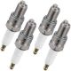 7563 Platinum Iridium Spark Plugs Compatible with Porsche Cayenne,Compatible with Audi A3 Quattro TT Quattro,Eos R32 3.2L V6 Replacement for IZKR7B 101905606A Set of 6