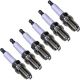 6 X Spark Plug fits Audi Allroad 100 A6 90 Quattro 1992 1993 1994 1995 1996| Replacement 09482-00427, 19302724, 91171719