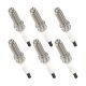 Four-Pole Iridium Spark Plugs 90919-01263,Can Completely Replace FK20HBR8| Pack of 6,Interchange Numbers:90919-01191,90919-01233,90919-01247,90919-01249,90919-01259,90919-01266,and others