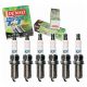 6 pc DENSO Iridium TT Spark Plugs for Toyota Tacoma 4.0L V6 2005-15| Twin-tip 0.4mm iridium plus platinum ground. High ignitability and 80,000-100,000 mile durability.