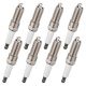 Iridium Spark Plugs 41-114 Compatible with Cadillac Escalade ESV,Compatible with Chevy Camaro Corvette Silverado 1500 Suburban Tahoe,Sierra 1500 Yukon XL 5.3L 6.2L 12622441 ILTR5E11 Set of 8