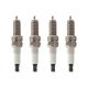 Iridium Spark Plug Compatible for Hyundai Kia 00-20 18847-11160| FXU16HR11,1884711160,Iridium Center,Med Cal,Flat Mount,Std Size,Front,4 Pack