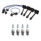 Denso Wire Set 7mm & 4 Iridium Power Spark Plugs .044 Kit For Toyota RAV4 2.0 L4 Naturally Aspirated VIN P