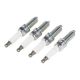 Standard Spark Plug Compatible for Hyundai Accent IV Kia Rio 3 188062| LKR6D-10E, Ignition Plug, Standard, Medium Calorific, Dwarf Flat Mount, 4 Pack
