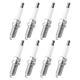 8 Pcs LFR5AIX11 Iridium Spark Plugs Fit For Ram 1500 2500 Dodge Charger| Guarantees Steady Ignition at High Speed/Heavy Load, Fixes Shaking, Weak Acceleration, High Fuel Consumption and Cold Start