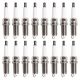 Set of 16 Iridium Spark Plug Compatible with Dodge Challenger Dart 3500 Compass Renegade ProMaster City Replacement for SP143877AB 92145 LZFR5CI11