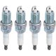 4pcs 18829-11050 ZFR5F11 Spark Plug Candles Compatible with Elantra Gt Forte 1882911050 18829 11050 Car Accessories(4pieces)