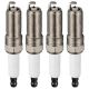Iridium Spark Plug SP530 4 Pack for Ford Escape| Fits Ford Escape/Fusion/C-Max/Transit Connect; Fits Lincoln MKZ; Fits Mercury Mariner/Milan; Fits Mazda 3/6 2.0L 2.3L 2.5L L4