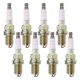 NGK Set of 8 V-Power Spark Plug Nickel For Lincoln Jaguar Infiniti Chevy Ford V8