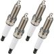 Set of 4 Iridium Spark Plug Compatible with Hyundai Equus Genesis Santa Fe Sport Sonata Tucson, Compatible with Kia Optima Sorento Sportage Borrego,Replacement for XP6203 SILZKR6B10E SP1040