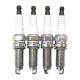 Dual Iridium Spark Plugs DILZKR7A11GS 12290-R41-L01| Compatible With Honda CR-V IV CIVIC IX 12290R41L01 Replacement， Set of 4