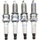 4pcs Iridium Spark Plug 18855-10080 SILZKR6B-11 Compatible with Hyundai Elantra Genesis Creta Kia Borrego Carens Civic