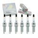 6 pc NGK Laser Iridium Spark Plugs for Kia Sedona 3.3L V6 2019-20| 0.6mm iridium center, platinum ground. OE-grade fit for 80,000-100,000 miles of efficient, reliable ignition.