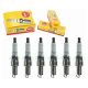 6 pc NGK Standard Spark Plugs compatible with Nissan 280ZX 2.8L L6 1980-83| Dependable nickel electrodes for cars, marine, and small engines. 20,000-30,000 mile reliable ignition.