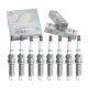 8 pc NGK Laser Iridium Spark Plugs for Nissan Titan XD 5.6L V8 2016-20| 0.6mm iridium center, platinum ground. OE-grade fit for 80,000-100,000 miles of efficient, reliable ignition.