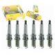 6 pc NGK G-Power Spark Plugs compatible with Kia Sportage 2.7L V6 2005-2010| Platinum-tipped fine-wire electrode. Smoother idle and 40,000-60,000 miles - an affordable upgrade over copper.