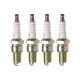 Replacement Set of 4 Nickel 2.5mm Spark Plugs L4 H4 (Spark Plug/Gap 0.044in, Actual Manufacturer, 30,000 mi Manufacturer Recommended Service Interval) for Hyundai (EB129956)