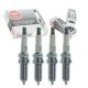 4 pc NGK V-Power Spark Plugs compatible with Suzuki SX4 2.0L L4 2011-2012| Patented V-cut nickel electrode concentrates spark for better fuel economy. 30,000-60,000 mile copper-grade value.