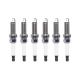 6pcs Spark Plugs Fit for Ren Kol Nis Ju NV350 Alt Kic X-Tr Ser Tea Inf ESQ JX35 QX60 22401EW61B