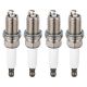 Double Iridium Spark Plug 95264 4 Pack for Mitsubishi Outlander| Fits Mitsubishi Outlander 2014-2020 2.4L L4| OE 95264 DILKR6D11G| 14mm| Double Iridium| Gap 1.0-1.1mm