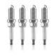 4Pcs Spark Plugs Fit for NGK Replace LFR5A-11 6376| Copper Core 14mm Hex 0.043