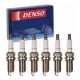 6 pc DENSO Iridium Long Life Spark Plugs for Toyota Sienna 3.5L V6 2007-16| OE-grade iridium center for factory-spec efficiency and 80,000-100,000 mile service life.