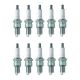 10 Pack Replacement 7133 Standard Spark Plug for Honda 98079-56145 for Isuzu 5-86103381 5-86103381-0 8 94217232 0 for Mitsubishi MS851238 for Hyundai 00222-10100 for Mazda FE79-18-110
