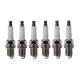6 Pack Replacement 3117 Spark Plug for Denso Auto PQ20R for NGK 3350 for Datsun for Nissan 22401-01P16 22401-02P16 for Toyota 90919-01127 90919-01127-83 for Honda 18218200016 18218200018