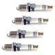 4PCS Car Spark Plugs, Iridium Car Ignition Plugs Designed for 5464 BKR5EIX-11, Vehicle Ignition System Upgrade Replacement Parts, Compatible with Honda, Lexus (Silver)