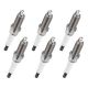 Set of 4 Double Iridium Spark Plug Compatible with Nissan 2009-2019, compatible with Infiniti 2007-2019, compatible with Suzuki 2009-2012 Replacement for 9029, 22401JA01B