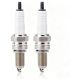 4-Pack 7090 BKR5EGP G-Power Spark Plug, Platinum Tip, Copper Core, 0.040