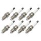 Glow Plug 8PCS Sparks Plug BKR7ESB-D For Volkswagen Fox 2005-2013 Gol 2005-2016 For Voyage 2008-2013 BKR7ESBD Car maintenance