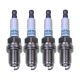 Spark Plug Set 4 Pieces Iridium Long Life Gap 0.044