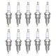 10PCS F6RTC Spark Plug for NGK BPR6ES BP6ES, Spark Plugs for Honda GX160 GX200 GX270 GX390 Predator 212 Champion Generac Generator Replace for MTD 951-10292/751-10292