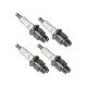 NGK Spark Plug BR8ES For Motorcycle, Marine, ATV and more - Copper Core, Nickel Electrode - Set of 4