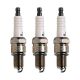 Set of 3 U-Groove Design Spark Plugs Gap 0.044 For Subaru Justy 1.2L L3