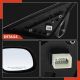 A-PremiumPassengerSidePowerDoorMirrorCompatiblewithKia| forSoul2014-2019- HeatedManualFoldingBlackTextureOutsideRearViewMirror- Replace# 87620B2510