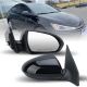 RightPassengerSideMirrorAssemblyCompatiblewith2017201820192020HyundaiElantrawithPowerAdjustmentGlassandManualFoldingReplacesOEMHY132122487620F3050(3Pins)