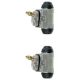 Rear 2 PCS Drum Brake Wheel Cylinder, Wheel Cylinders| fits Hyundai Elantra 2005 Replacement 5833025200, 5833002000, 5838002000 fits Kia Spectra5,Spectra 2007-2009 fits Hyundai