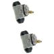 2 x Rear Drum Brake Wheel Cylinder, Wheel Cylinders Replacement 5833025200| for Kia Spectra 2007-2009 for Dodge Verna 2004-2005 for Hyundai Accent,Elantra 2005 Replacement 5838025200, 5833002000