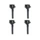 Set of 4 Coils for VW Volkswagen Golf Audi Allroad Quattro A6 S4 A8