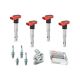 4 Coil & 4 NGK Spark Plug for Golf 2.0L UF529