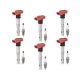 6 Coil & 6 Spark Plug for Audi A6 Q5 Q7 S4 S5 3.0L 3.2L V6 UF529