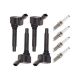 4 Coils & 4 Iridium Platinum Spark Plugs for Audi A3 Volkswagen