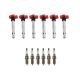 Coil & Iridium Spark Plug Kit Set for Audi A6 Q5 Q7 S4 S5 V6