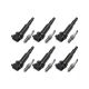 6*Ignition Coils 6*Spark Plugs for Mini Cooper BMW 325ci 330i 745Li 760Li X3 X5