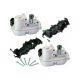 Pair of Intake Manifolds and Actuator Motors Kit FOR Audi A4 A5 A6 A8 Q5 Q7