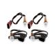 4pcs Air Fuel Ratio For 2005 Audi A4 3.0L V6 Oxygen Sensor Rear
