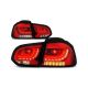For 2010-2014 VW Volkswagen Golf Hatchback Tail Brake Light Stop Lamps Red